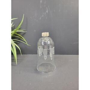 2 Vintage Home Interiors Winter Snowman Glass Votive Peg Cups